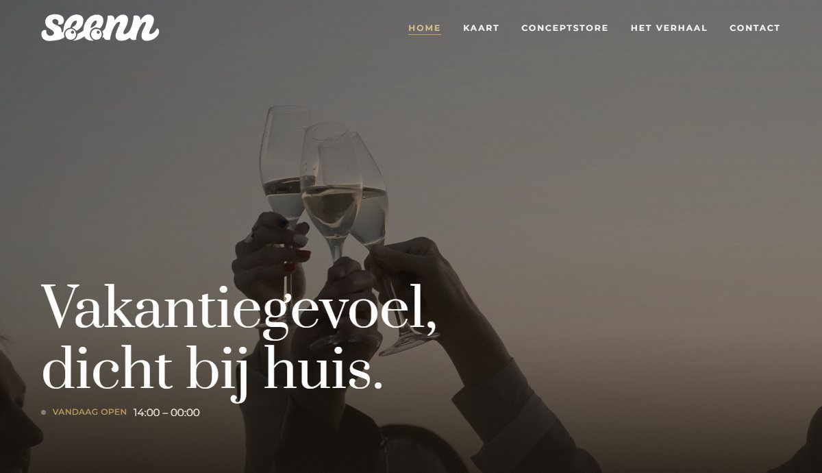 De website van Seenn